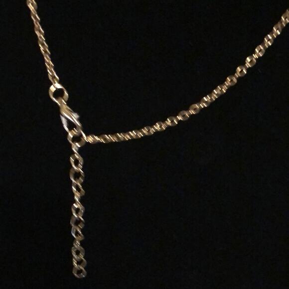 Simple Bar with Stone Lariat Necklace - Picture 4 of 4